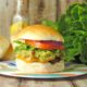 Jerk Burgers with Grilled Pineapple Guacamole