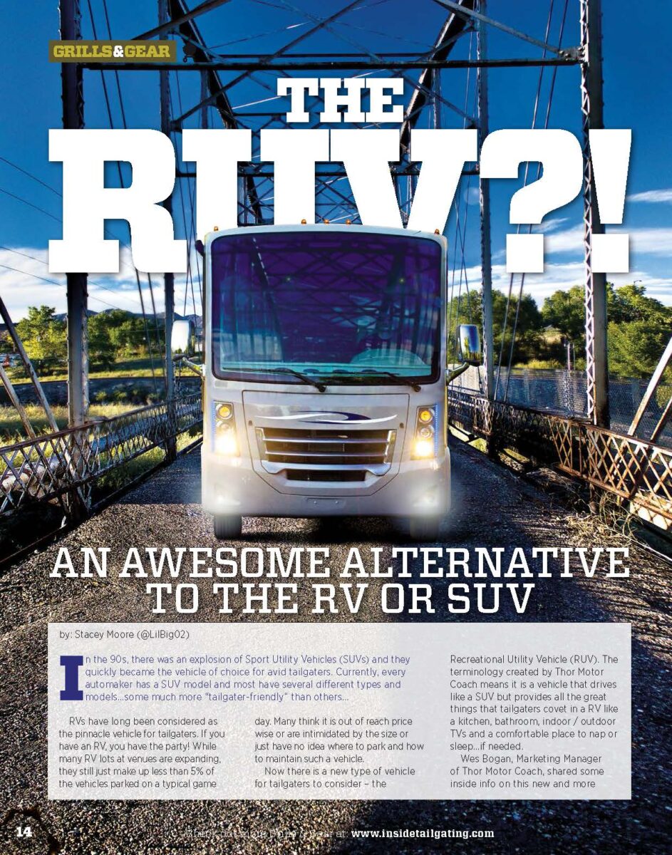 Inside Tailgating Magazine: Summer 2014 3 Inside Tailgating Magazine: Summer 2014 2