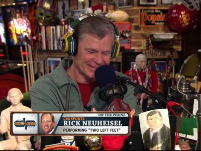 Rick Neuheisel Knows March Brackets.  Sings "Two Left Feet" on the Dan Patrick Show