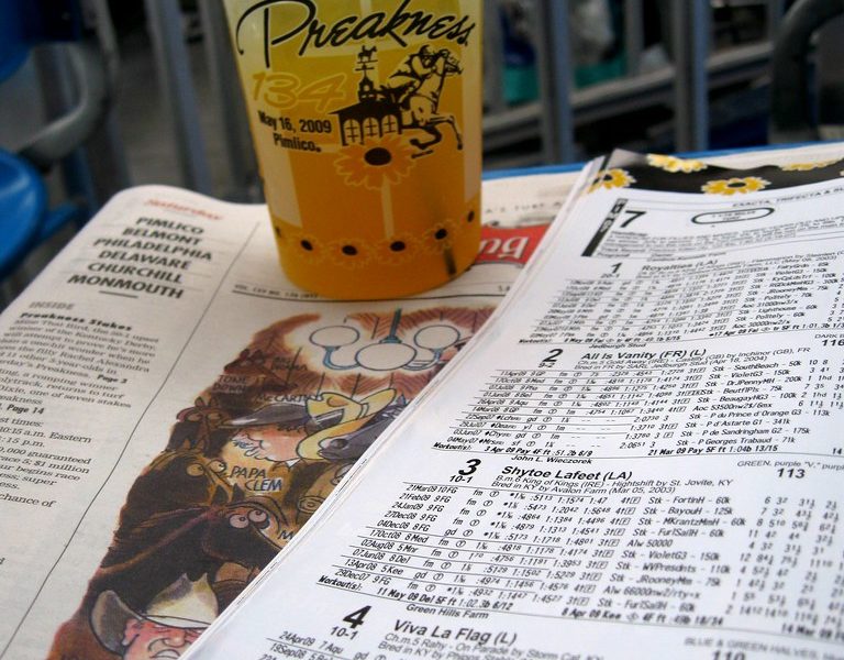 Preakness Cocktails Cup and Race form