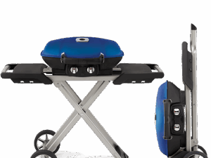 Napoleon TravelQ Portable Gas Grill with Scissor Cart 1