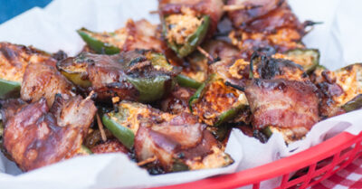 Stuffed Jalapenos with Bacon