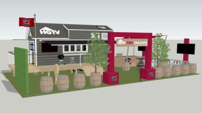 Tailgating in an HGTV "Tiny House"