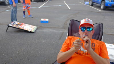 Issue of pot-smoking at tailgates among Top Five wacky stories 1