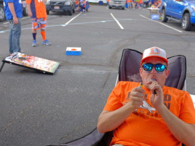 Issue of pot-smoking at tailgates among Top Five wacky stories 1