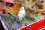 Crab, spinach and artichoke dip for the versatile app