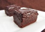 Chewy, fudgy - beer-filled- brownies