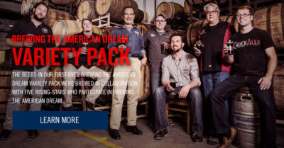Sam Adams launches "Brewing the American Dream" 12-pack 1