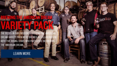 Sam Adams launches "Brewing the American Dream" 12-pack 1