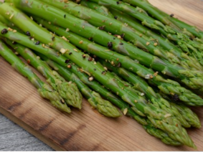 Stubb's spiced asparagus spears 1