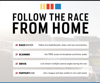 NASCAR Follow The Race From Home