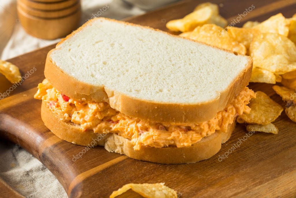 Homemade Pimento Cheese Sandwich