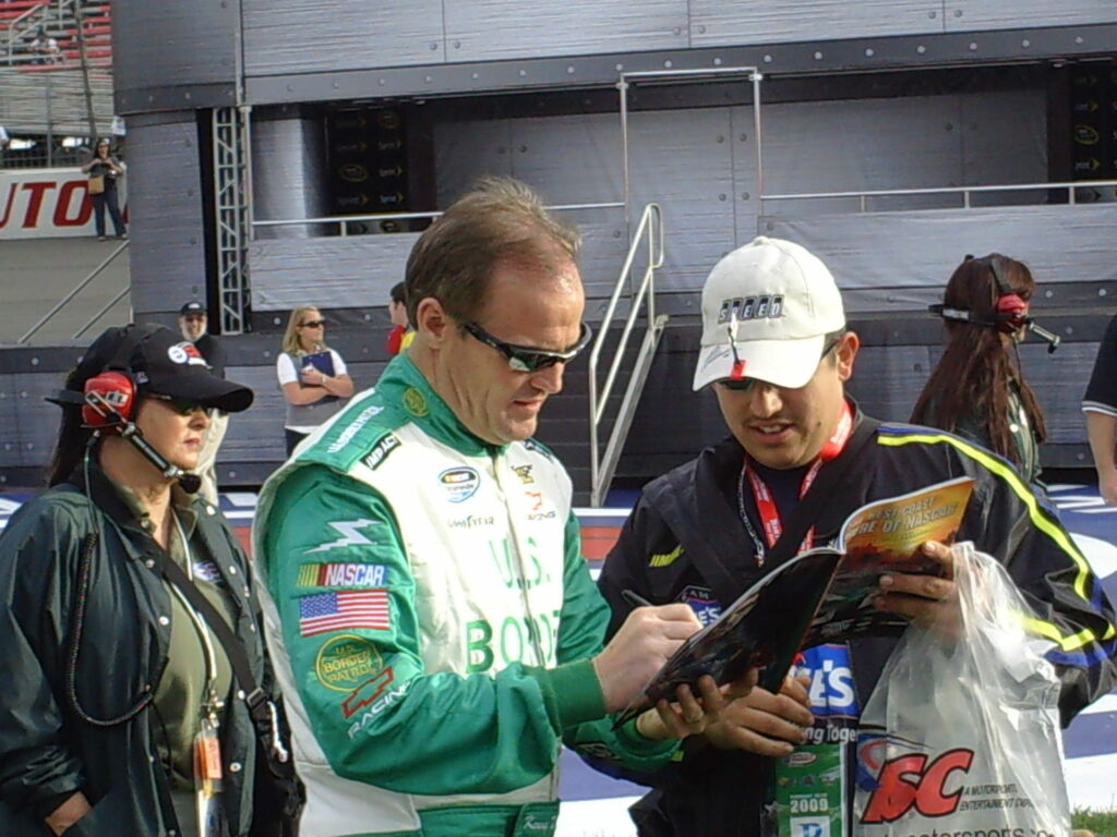 Former NASCAR driver Kenny Wallace