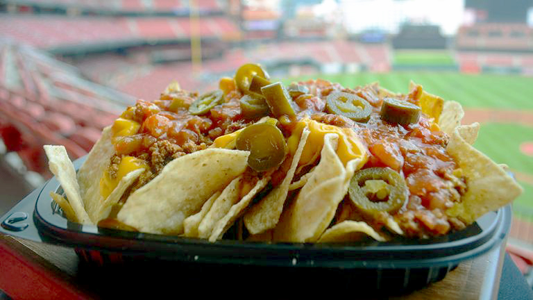 Nachos at Busch Stadium