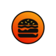 IT Food Burger icon gradient