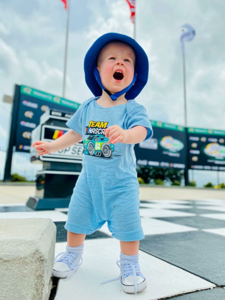 Enjoying the NASCAR experience at Atlanta Motor Speedway