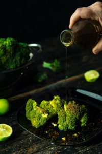 Summery grilled broccoli