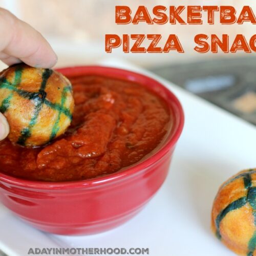 Basketball Pizza Snacks
