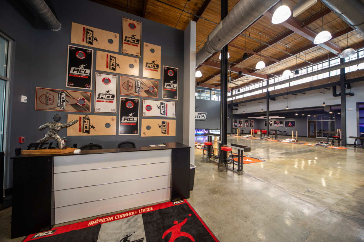 Cornhole, Once Again, Proves to Be Much More than Your Average Tailgate Game 1 ACL HQ Entryway