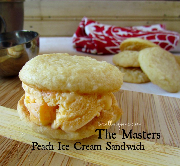 Georgia Peach Ice Cream Sandwich from The Masters