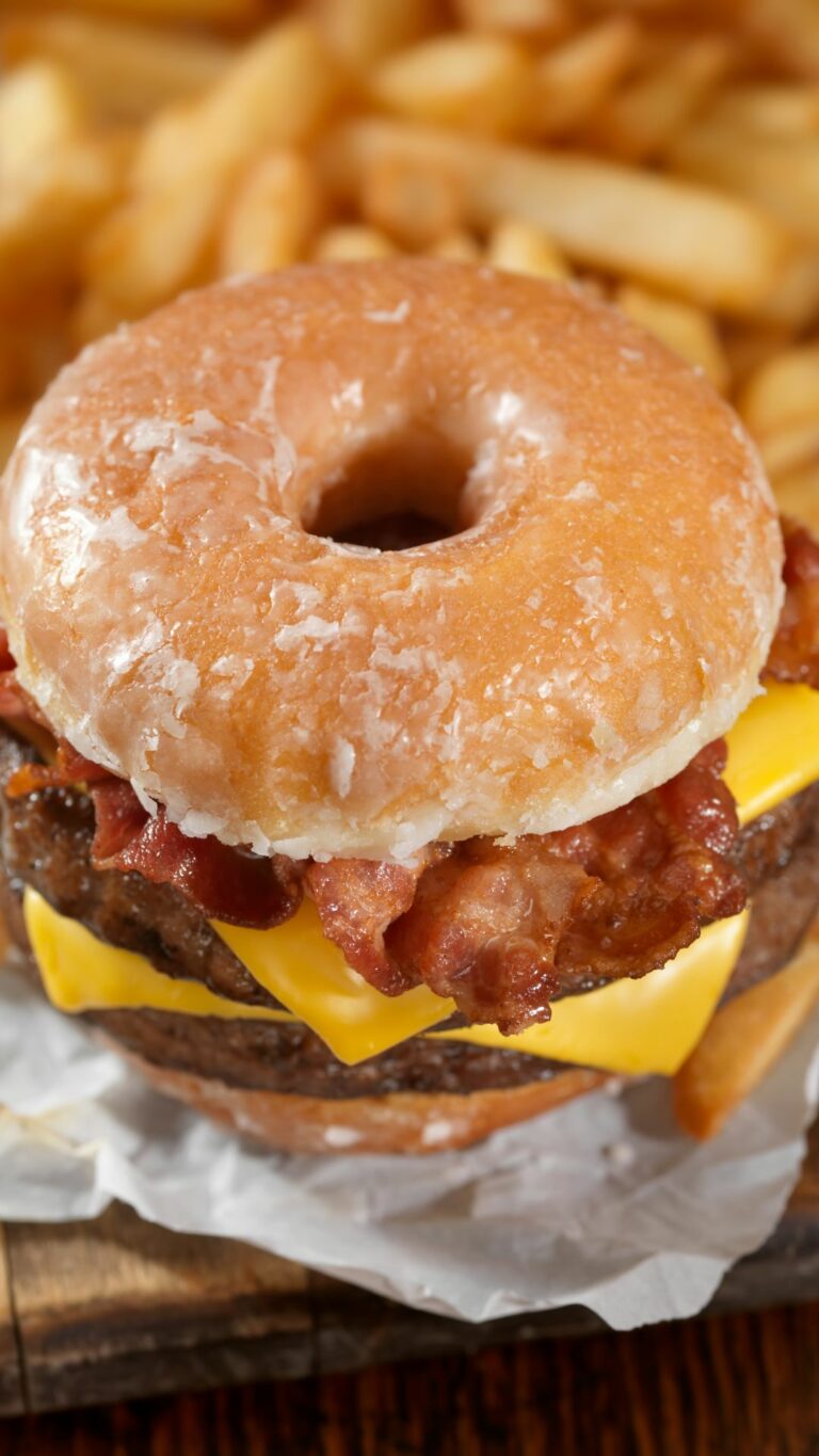 Tailgate Party Food To Feed Your Indy 500 Pit Crew 11 Doughnut Bacon Cheeseburger