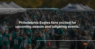 Eagles fans tailgating