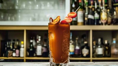 brown cocktail