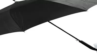 Drink-Holding Umbrella