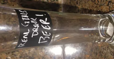 Chalkboard Beer Mug