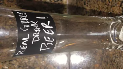 Chalkboard Beer Mug