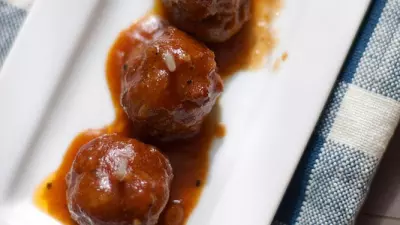 CrockPot BBQ Meatballs