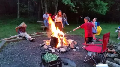 Tailgating Sports Fan in the Off-Season