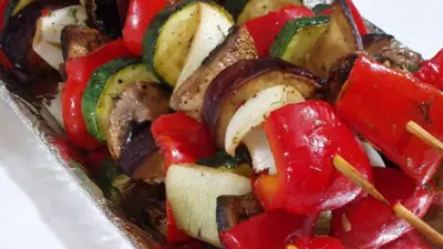 Veggie Kabobs and Cookie Dough
