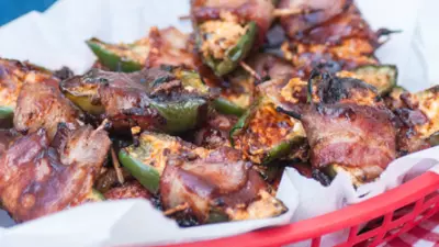 Stuffed Jalapenos with Bacon