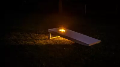 Nighttime Cornhole 2