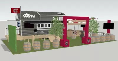 Tailgating in an HGTV "Tiny House"