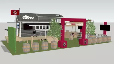 Tailgating in an HGTV "Tiny House"