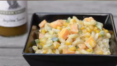 Stubb's Green Chile Sauce secret to tasty pasta salad