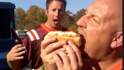Former Braves pitcher aces Va Tech tailgating 1