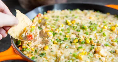 Cheesy corn dip for your chip-dipping needs