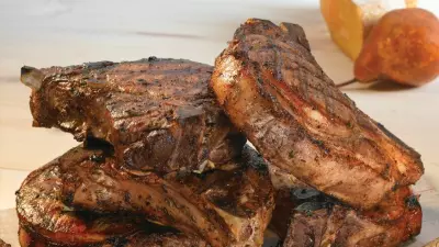 Drunken pork chops