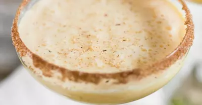 Toast holidays with eggnog martini 1