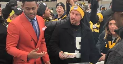 Steelers receiver JuJu Smith-Schuster goes tailgating 2