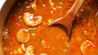 Good idea, Peters, let's have gumbo for Saints-Rams