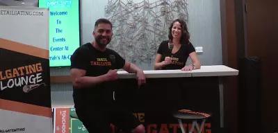 Inside Tailgating Lounge tour stop 3: sets up in the desert 2 RA DM BOT screenshot 2