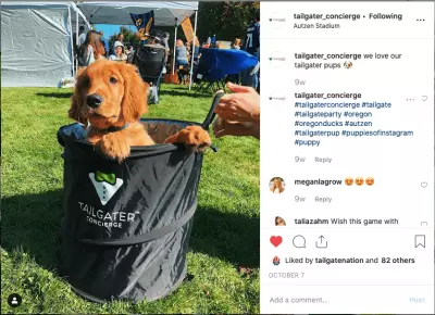 Concierge services help college football bowl tripping 7 Tailgater Concierge IGdog min