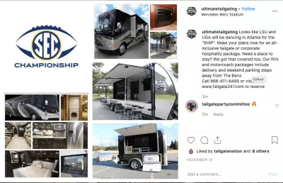Concierge services help college football bowl tripping 9 Ultimate Tailgating IG2 min