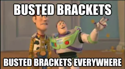 March Madness: 5 Ways to Keep Playing Even with a Busted Bracket 2 busted bracket meme