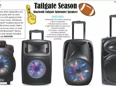 The Master Guide To Must-Have Tailgating Accessories 6 Amp up Super Bowl party with these speakers