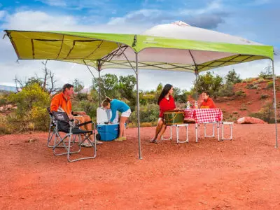 The Master Guide To Must-Have Tailgating Accessories 3 Cover Up With Coleman Canopy